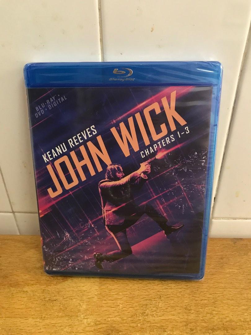 John Wick Chapters 1 3 Original And Genuine Blu Ray And Dvd From Usa 3 Blu Rays And 3 Dvds 5133