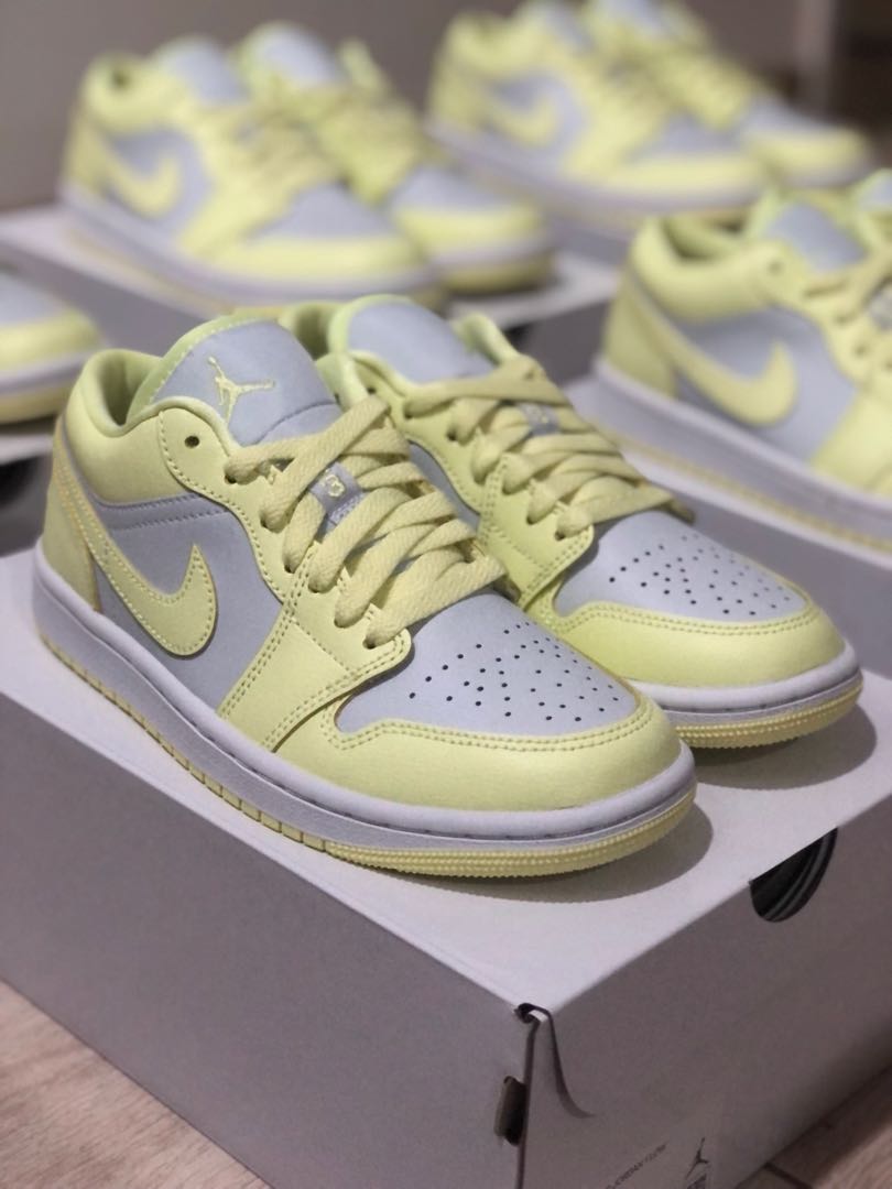 Jordan 1 Low Lemonade Womens, Women's Fashion, Footwear, Sneakers on