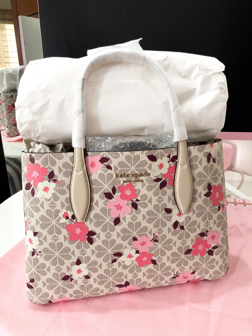 Spade Flower Cherry Blossom All Day Medium Satchel