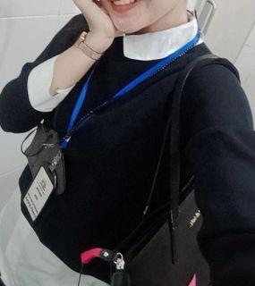 Kemeja blouse MANGO look
