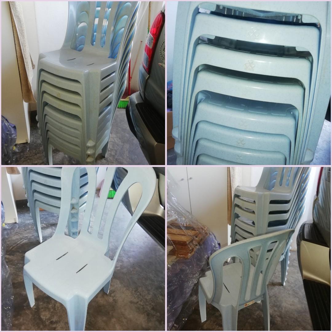 Kerusi plastik 3v Furniture Home Living Furniture Chairs on