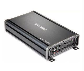 Kicker 43CXA300.4 CX Series 4-channel car amplifier — 40 watts RMS x 4