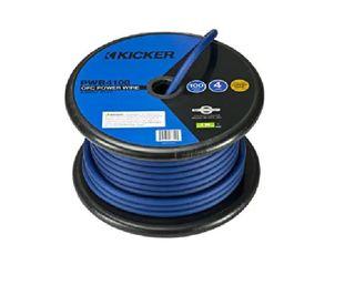 Kicker 46PWB4100 100ft 4AWG Power Cable (Blue)