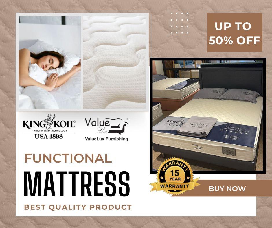 King koil mattress, Furniture & Home Living, Furniture, Bed Frames