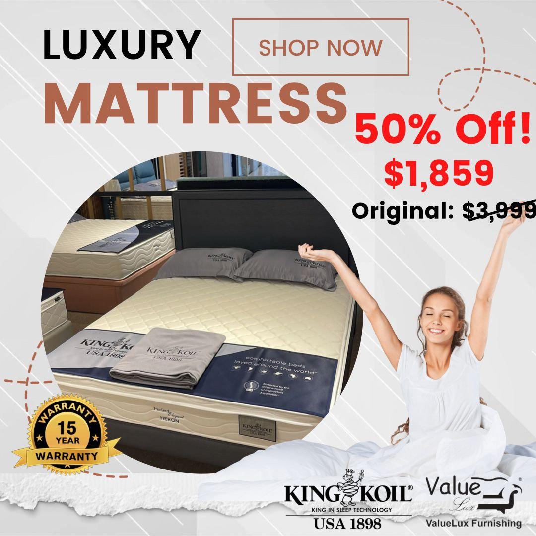 King koil mattress, Furniture & Home Living, Furniture, Bed Frames