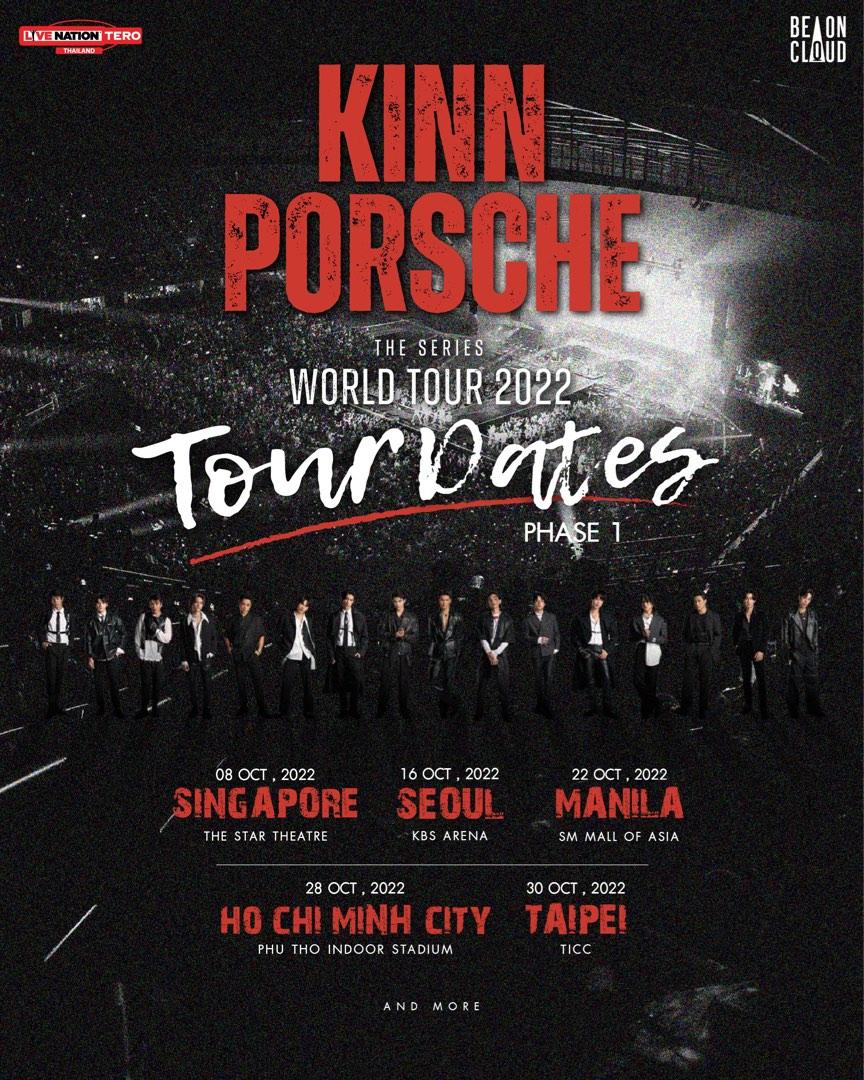 kinnporsche world tour singapore, Tickets & Vouchers, Event Tickets on