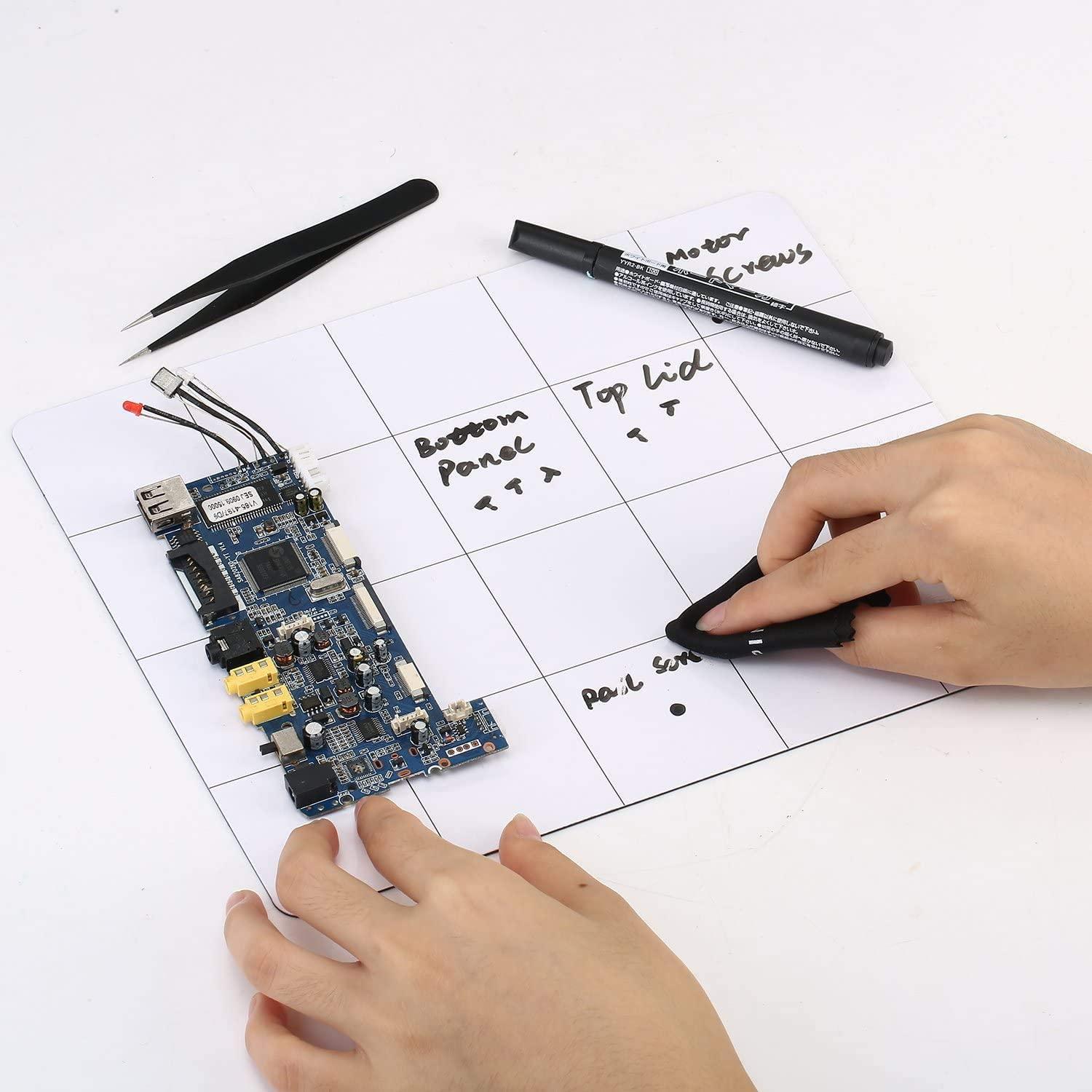 Large Size Magnetic Project Mat SHOWPIN Small Parts Work Mat Peg Board ...