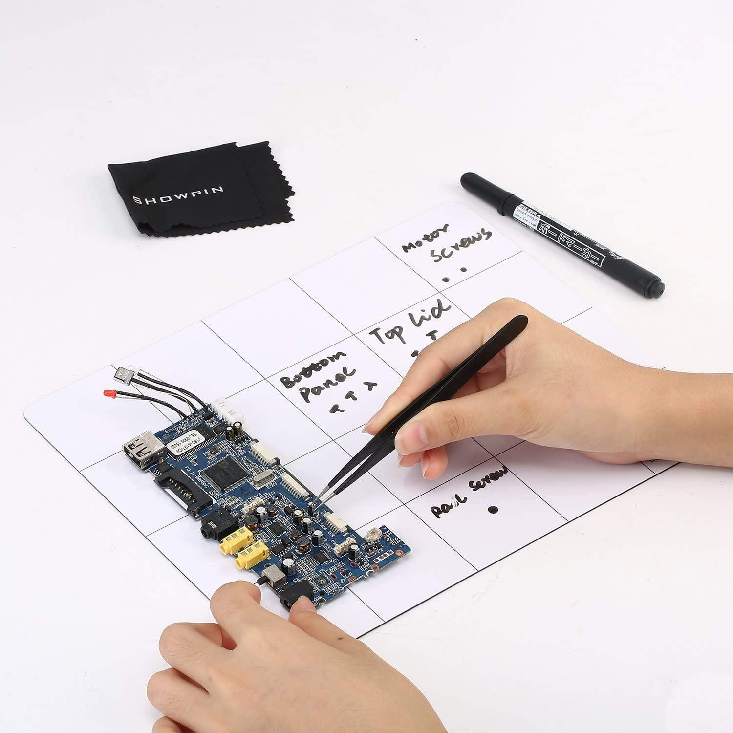 Large Size Magnetic Project Mat SHOWPIN Small Parts Work Mat Peg Board ...