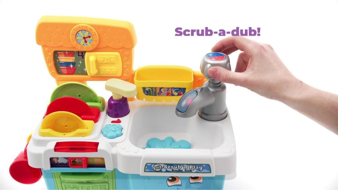 LeapFrog Scrub and Play Smart Sink, Hobbies & Toys, Toys & Games on