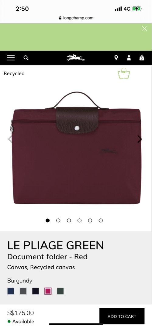 Longchamp document bag, Computers & Tech, Parts & Accessories, Laptop