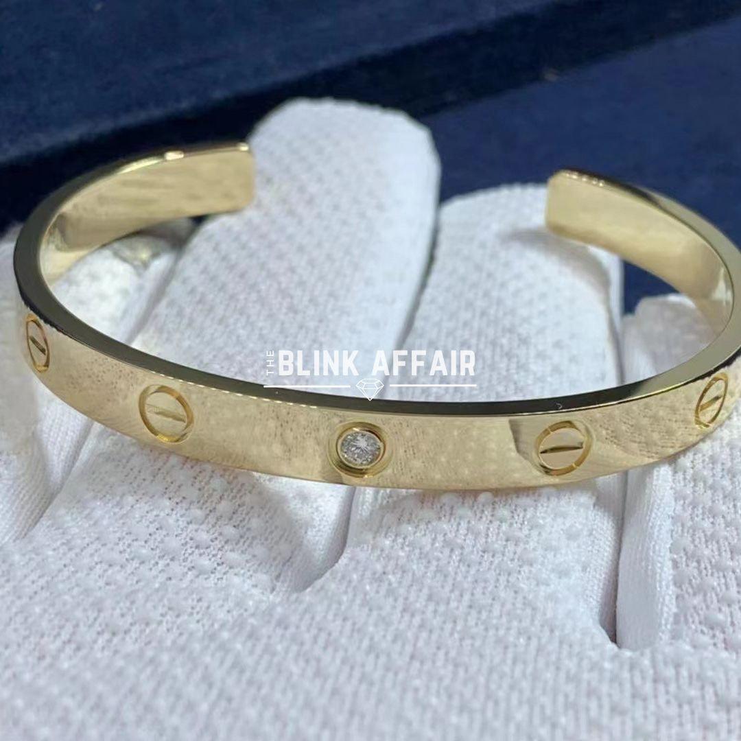 Love bracelet C 1 diamond Women s Fashion Jewelry Organisers Bracelets on Carousell