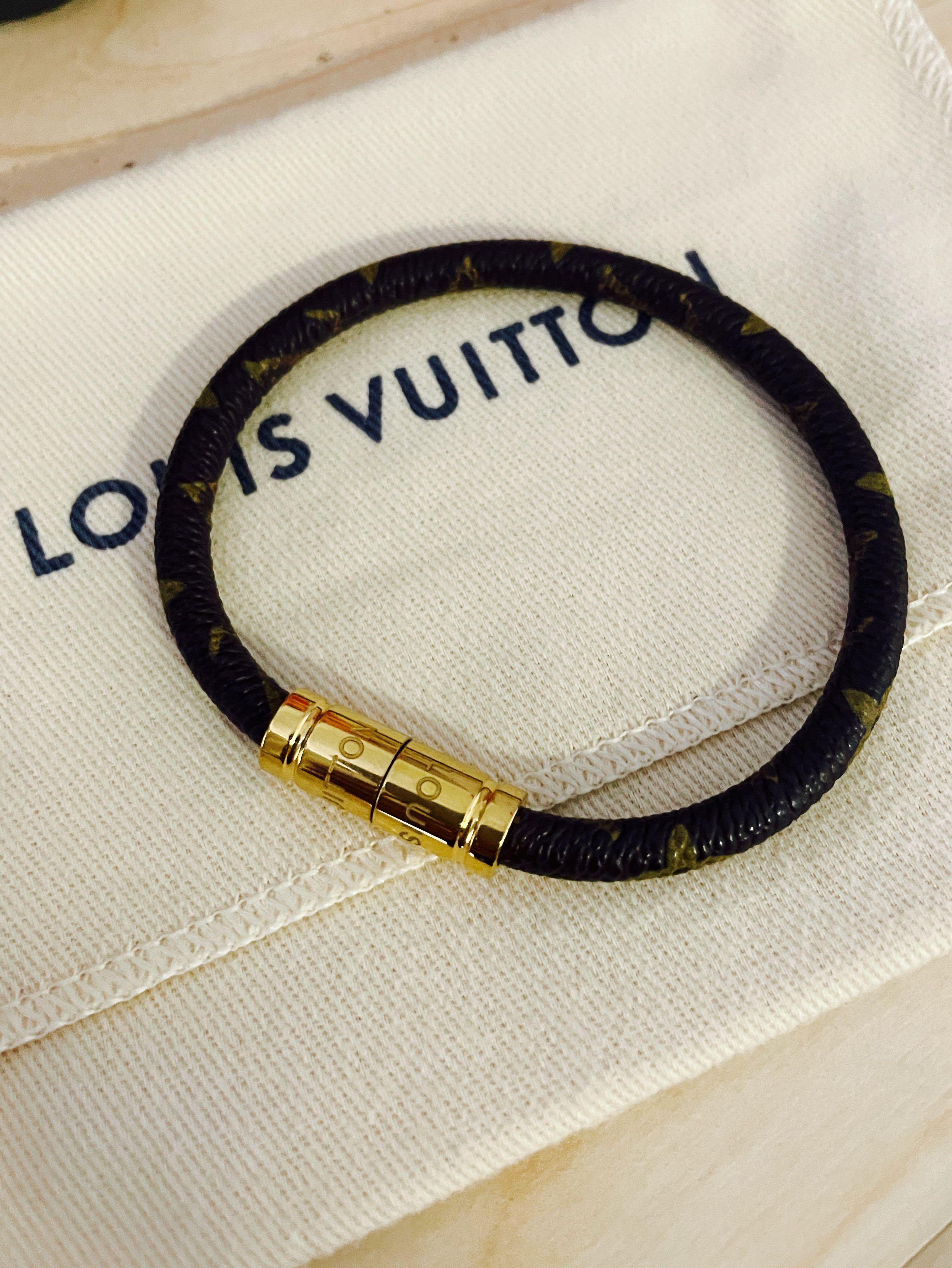 LV ICONIC Leather Bracelet, Women's Fashion, Jewelry & Organisers, Bracelets  on Carousell