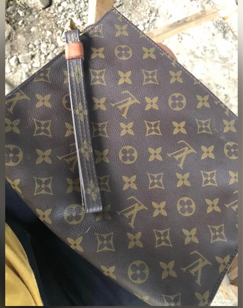 LV Wristel Pouch, Luxury, Bags & Wallets on Carousell