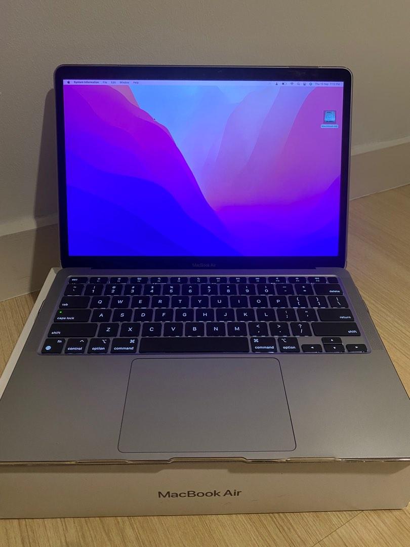 MacBook Air M1 Warranty Apple Jul 2024, Fullset with receipt, Computers