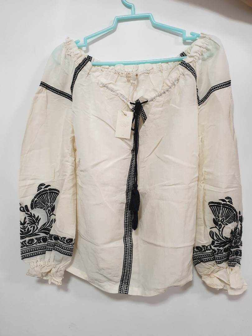 maje off shoulder dress