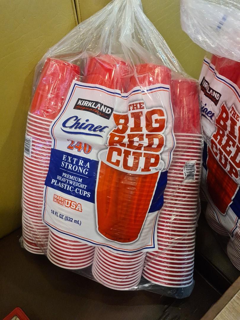 MANILA QUIAPO Kirkland Red Cups 18oz, Furniture & Home Living