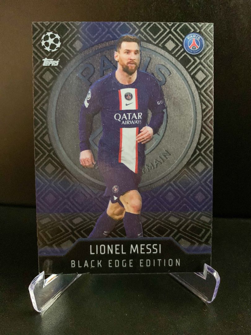Match Attax 22/23 Black Edge Edition Lionel Messi, Hobbies & Toys