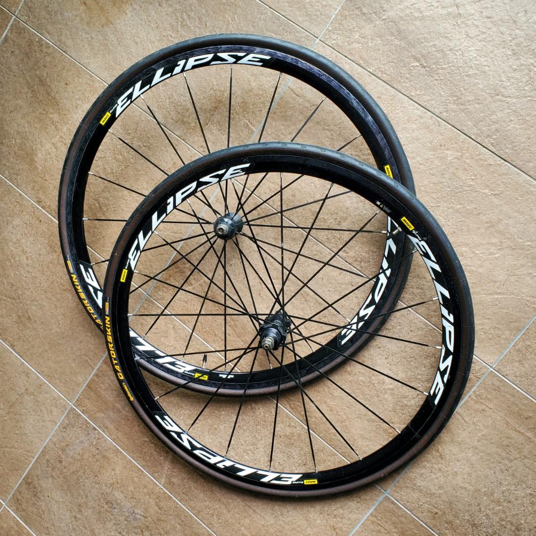 Mavic Ellipse Road Wheel Set and Continental Gatorskin Road Tyre