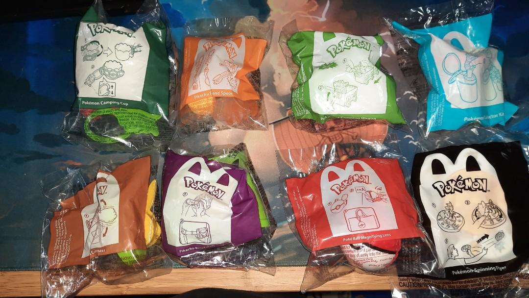 McDonald's Happy Meal Toys Pokemon Full Set, Hobbies & Toys