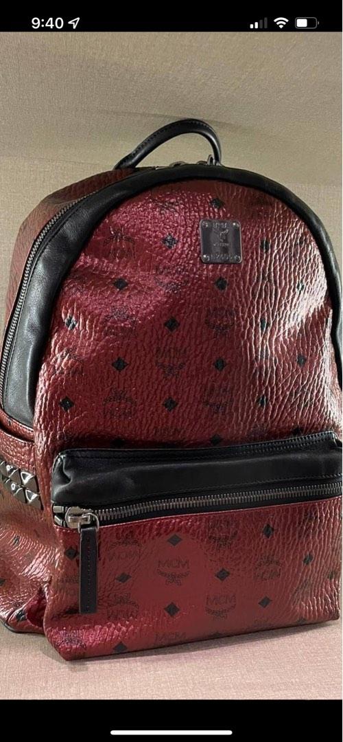 Red and sales black mcm bag