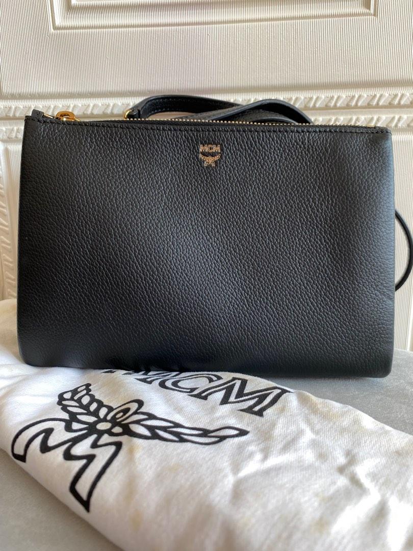 MCM Milla Double Zip Crossbody Bag Consignment