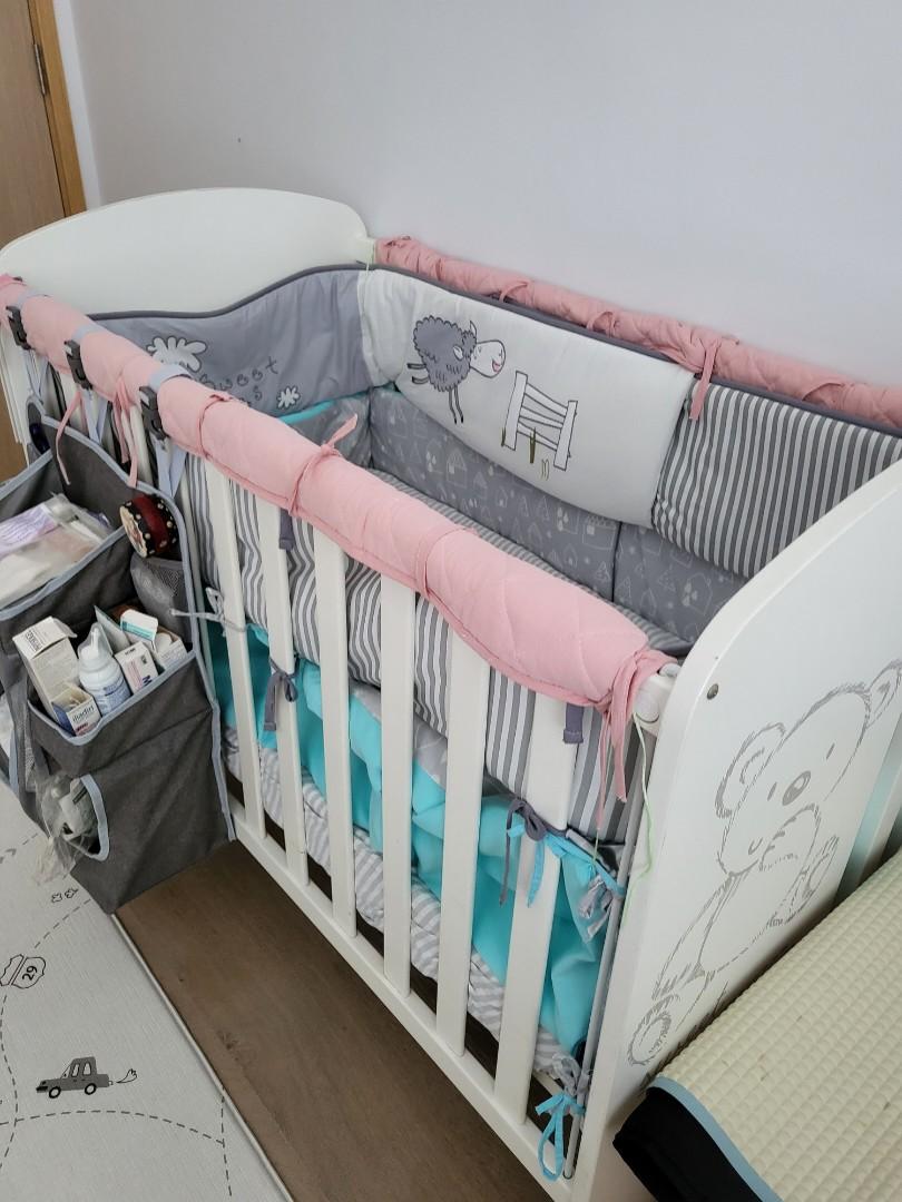 Micuna Sweet Bear Baby Cot/crib with Relax system, Babies & Kids, Baby