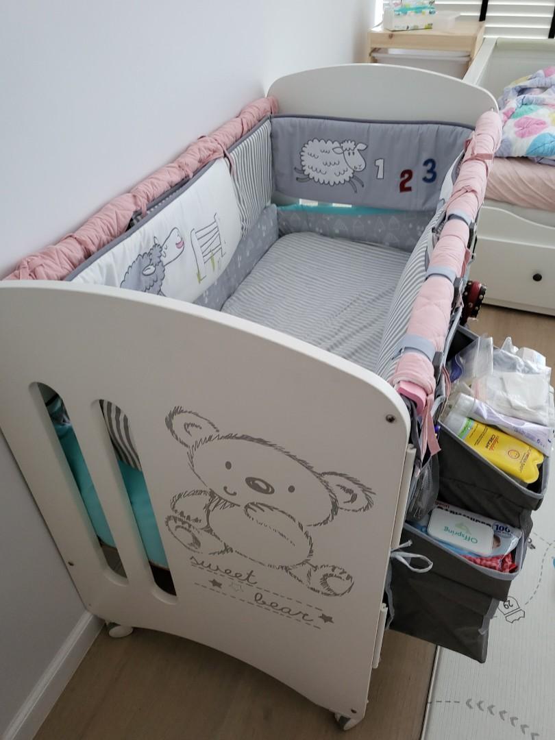 Micuna Sweet Bear Baby Cot/crib with Relax system, Babies & Kids, Baby