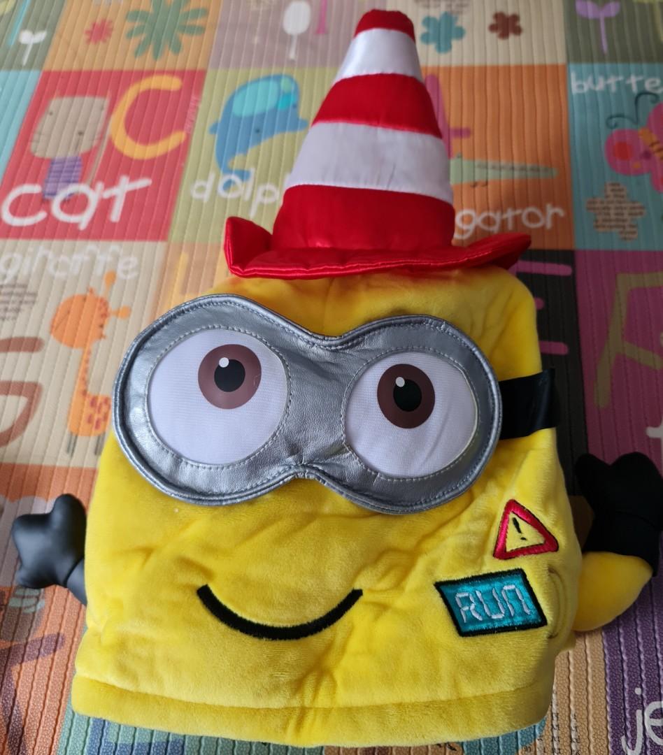 Minion Plush Hat, Hobbies & Toys, Toys & Games on Carousell