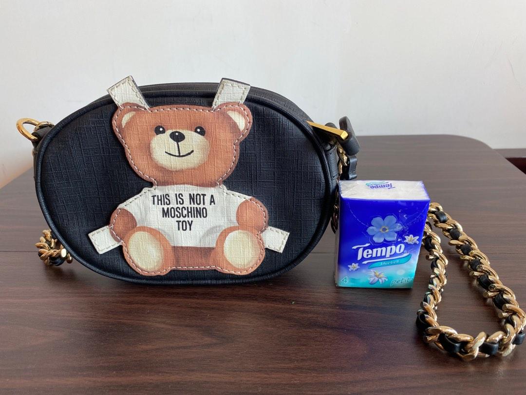 Moschino Teddy Bear Leather Shoulder Bag Carousell