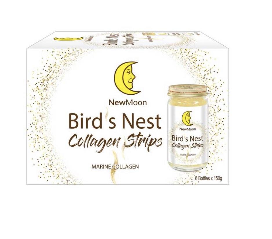 New Moon Bird Nest Collagen Strips 6sx150g, Health & Nutrition, Health