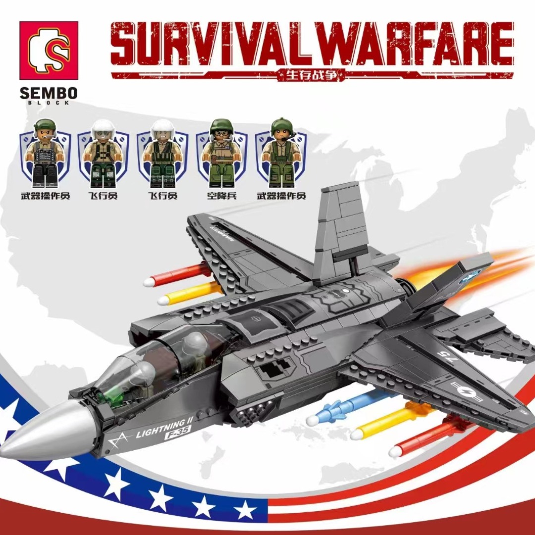 NEW SEMBO BLOCKS F-35 LIGHTNING II [PRE-ORDER], Hobbies & Toys, Toys ...