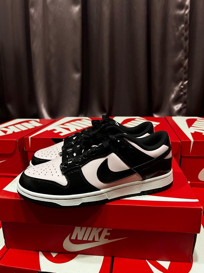 dunk low pink black