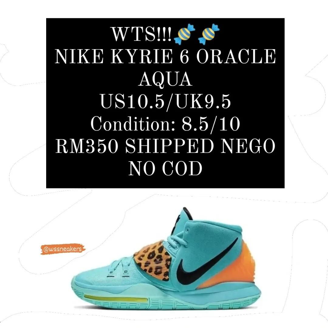 Kyrie 6 oracle sale aqua on feet