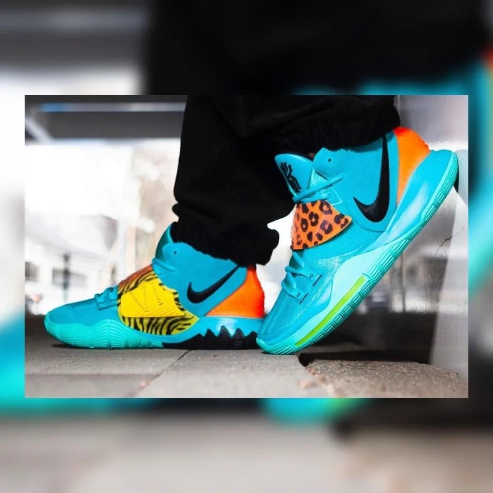 NIKE KYRIE 6 ORACLE AQUA Men s Fashion Footwear Sneakers on