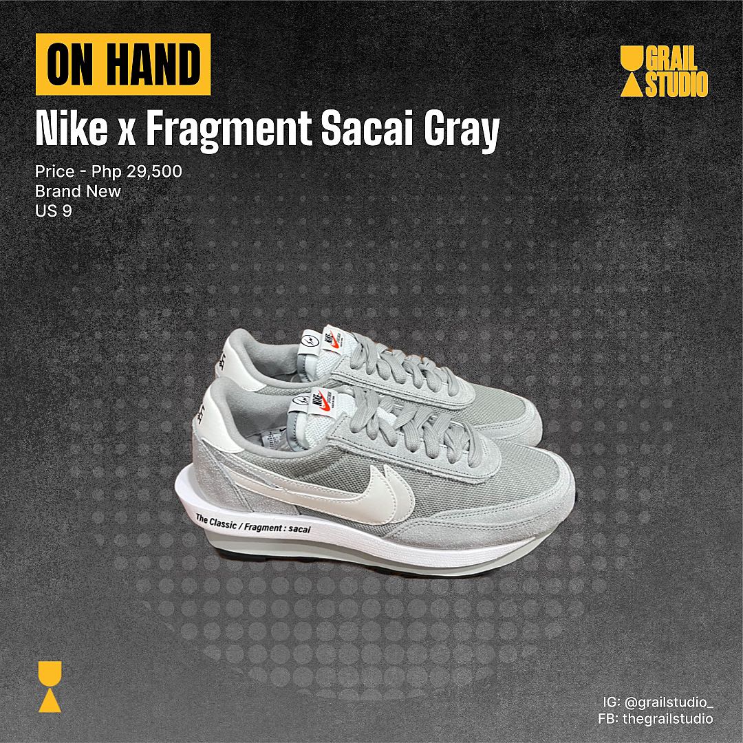 sacai fragment gray