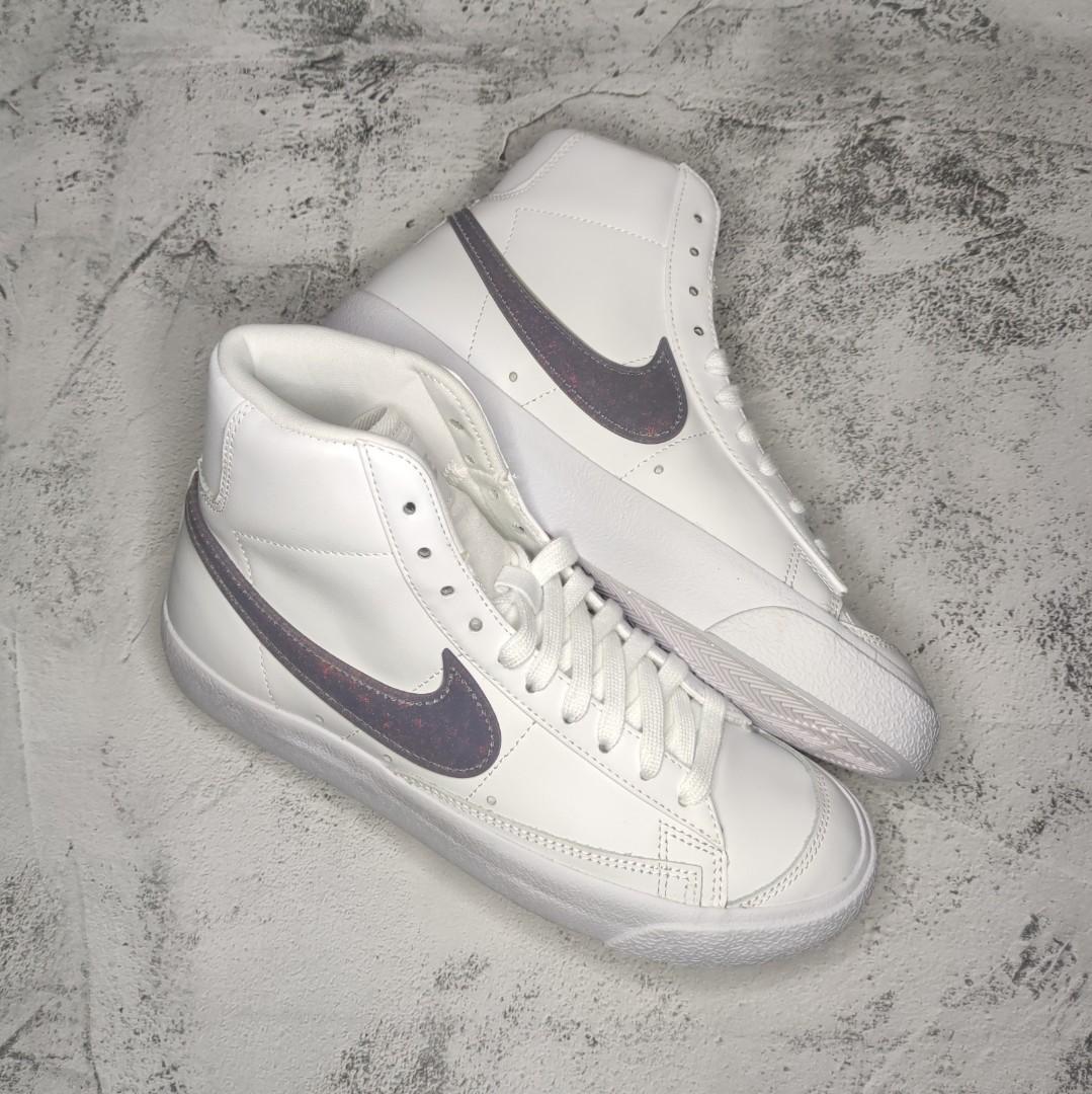 nike blazer low leather purple