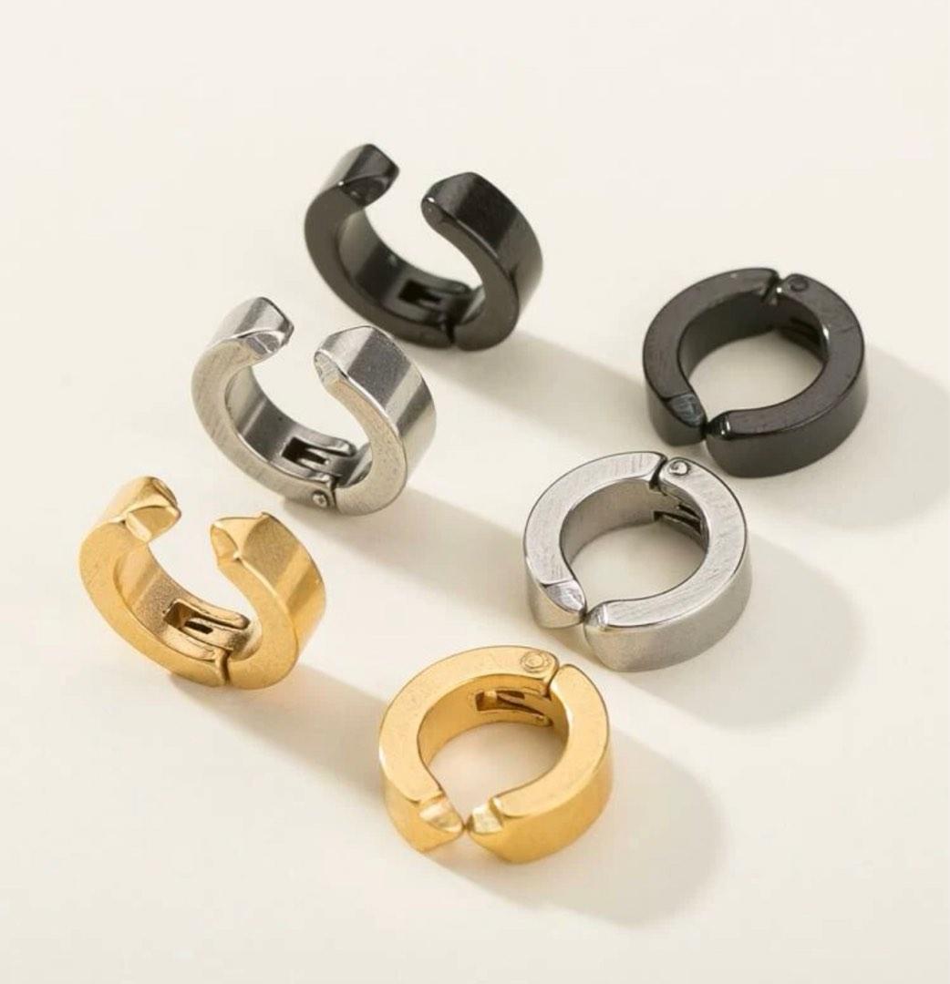 Mens fake earrings on sale