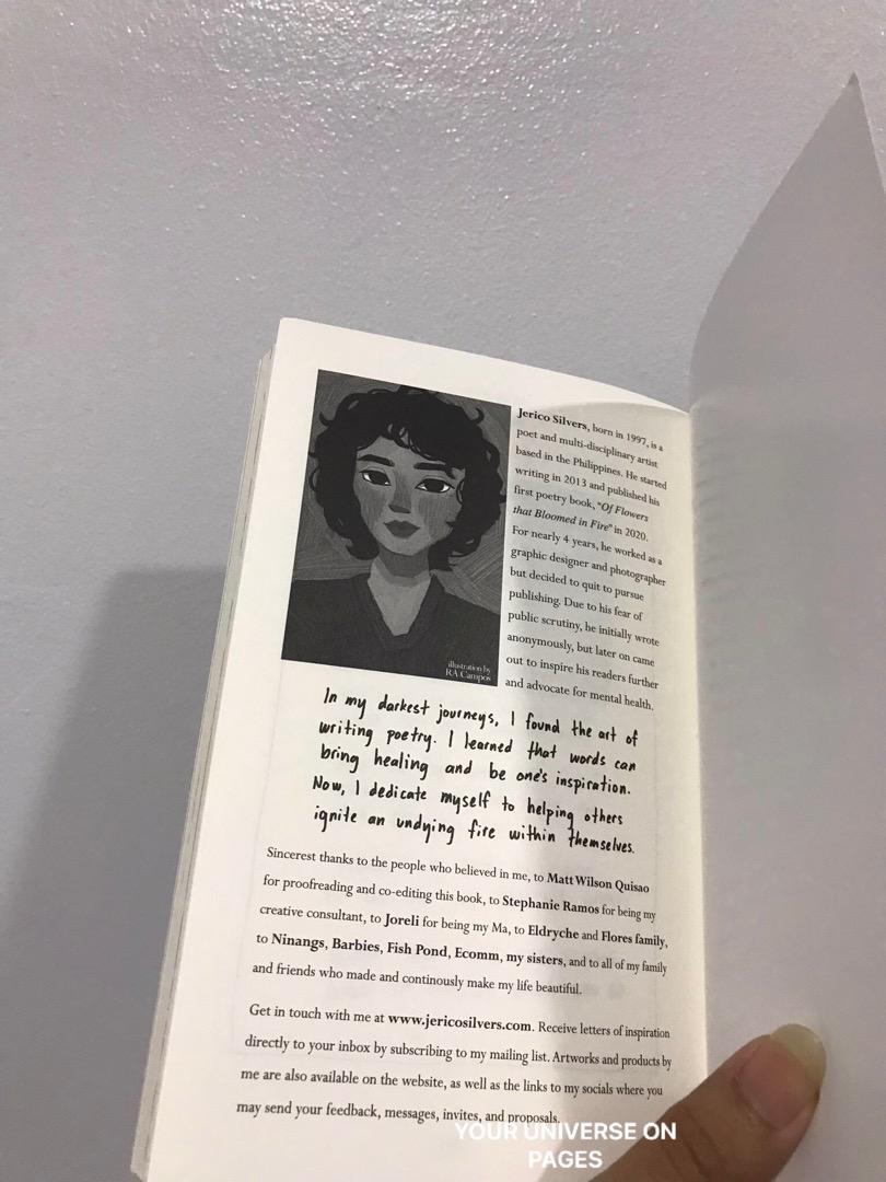 OF FLOWERS THAT BLOOMED IN FIRE by Jericho Silvers, Hobbies & Toys