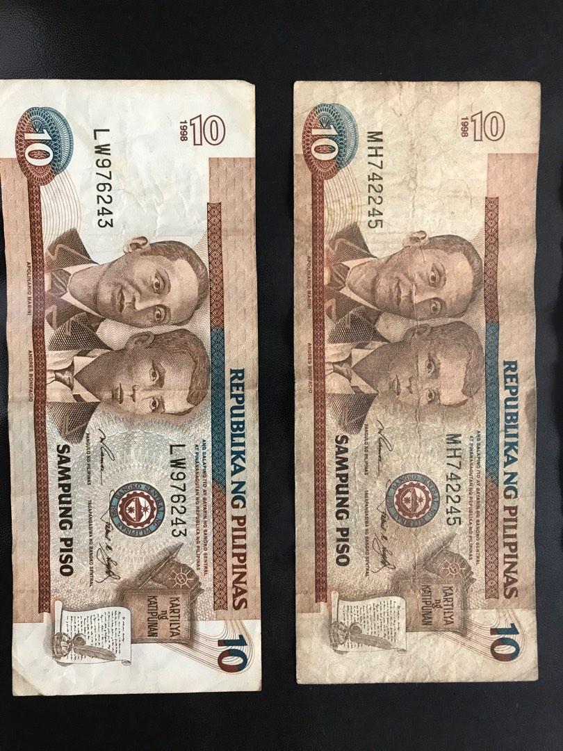 Old 10 Peso Bills Hobbies Toys Memorabilia Collectibles Currency old-10-peso-bills-hobbies-toys-memorabilia-collectibles-currency