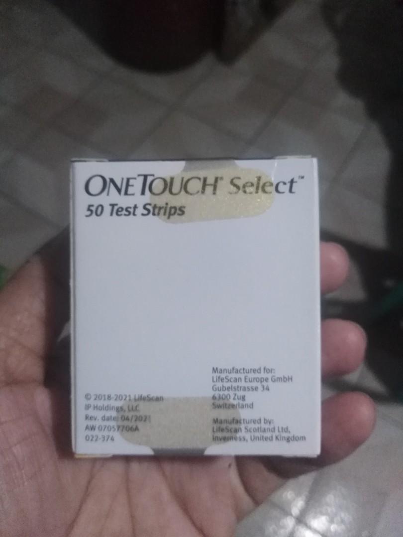 ONETOUCH TEST STRIPS, Health & Nutrition, Assistive & Rehabilatory Aids ...