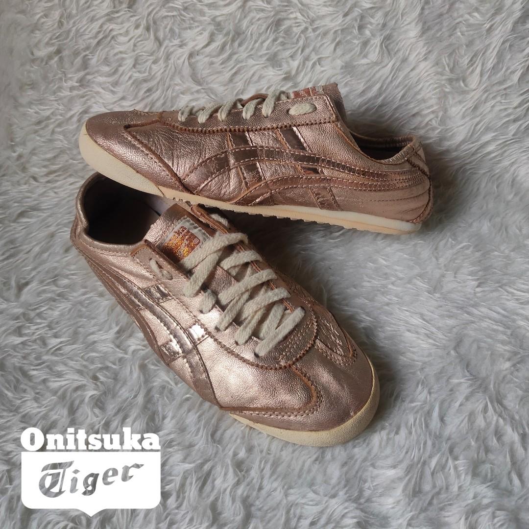 ONITSUKA TIGER MEXICO 66 ROSE GOLD SNEAKER | Shoe Model : D61GL, Men's  Fashion, Footwear, Sneakers on Carousell