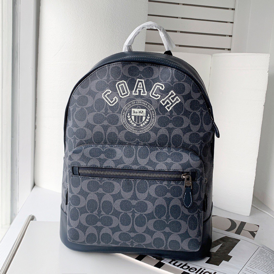 Original coach west backpack CB909 monogram canvas Men s Fashion