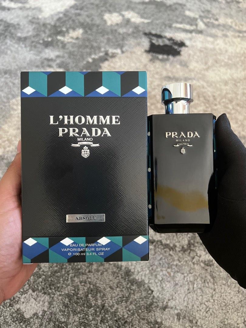 Original Prada L'Homme Absolu EDP 100ml, Beauty & Personal Care, Fragrance  & Deodorants on Carousell