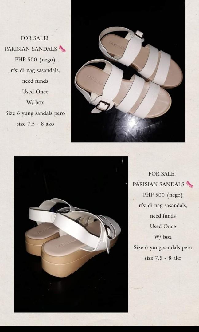 Parisian sandals sale hot sale