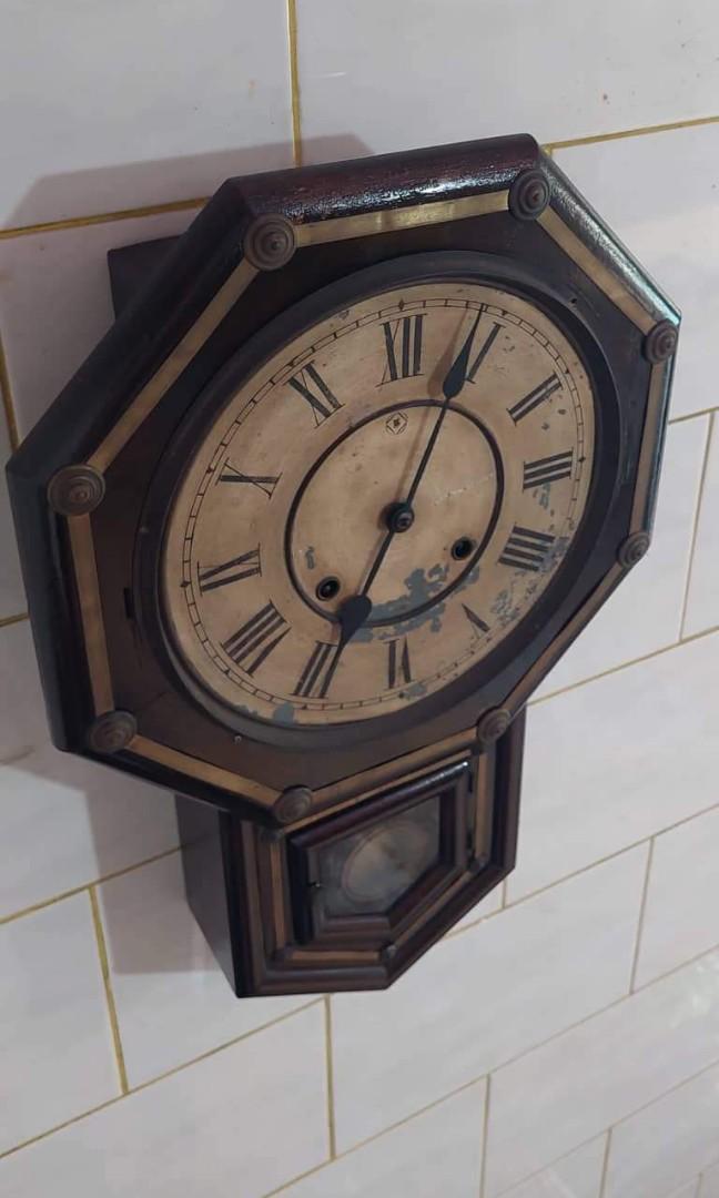 Pendulum clock big size, Furniture & Home Living, Home Decor, Clocks on Carousell