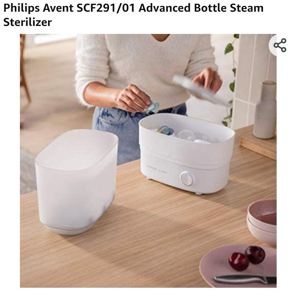 Philips Avent SCF291/01 Advanced Bottle Steam Sterilizer, Babies & Kids ...