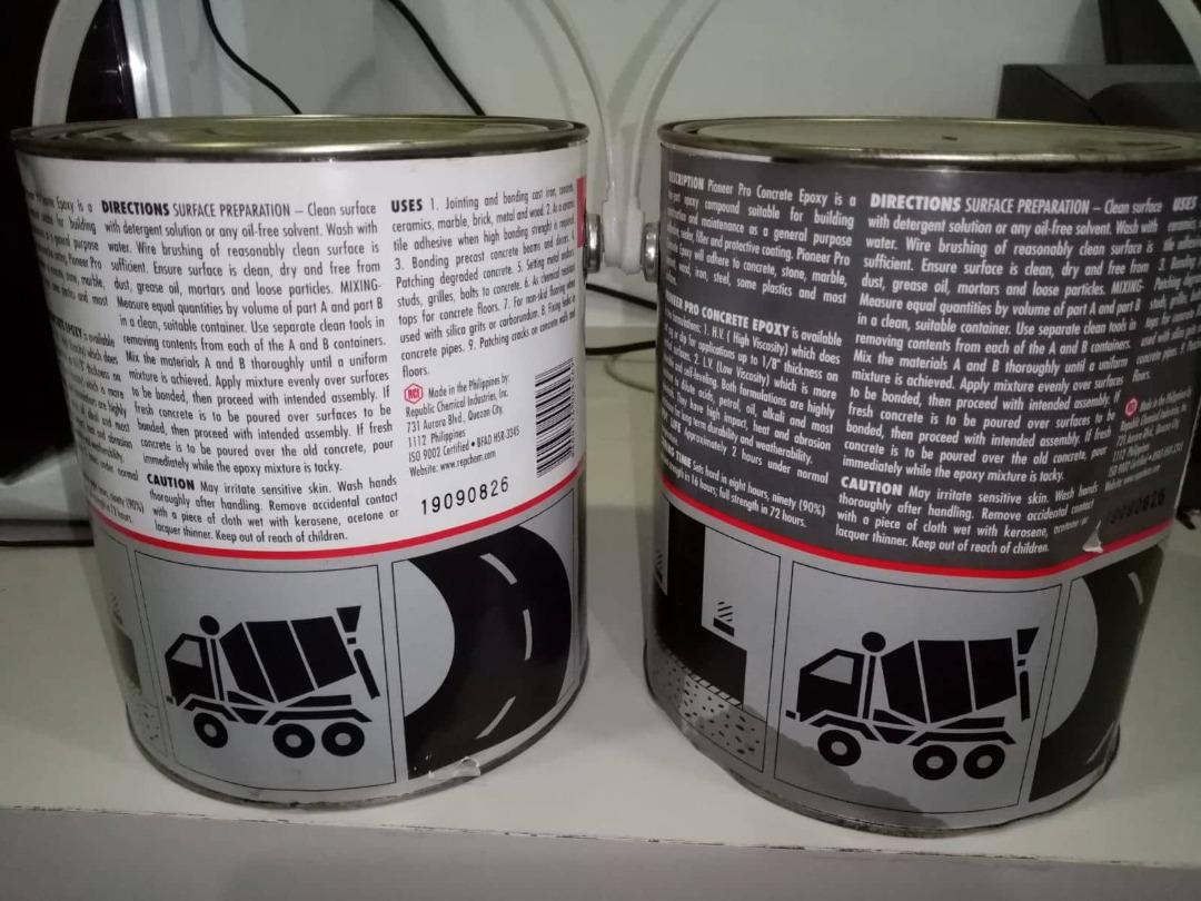 Pioneer Pro Concrete Epoxy H.V High Viscosity Set 4L/1gal, Commercial