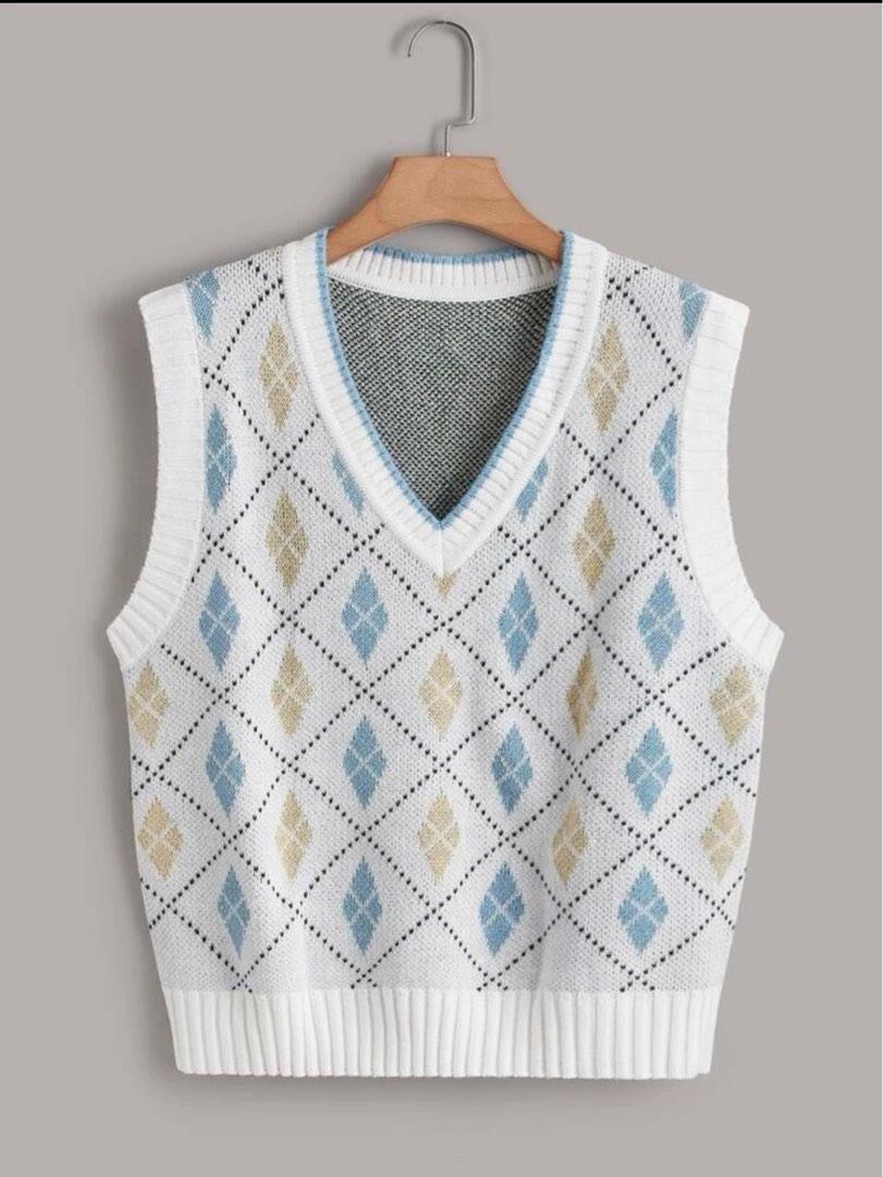 Baby blue store sweater vest