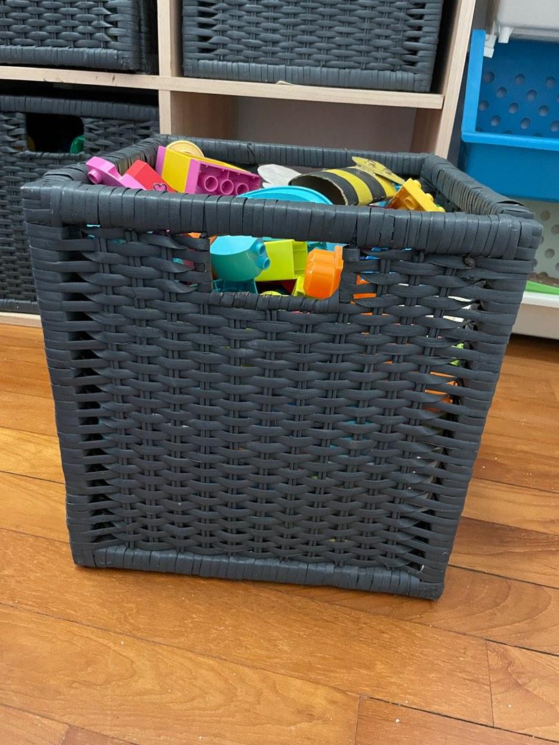 Ratana basket for kallax, Furniture & Home Living, Furniture, Shelves