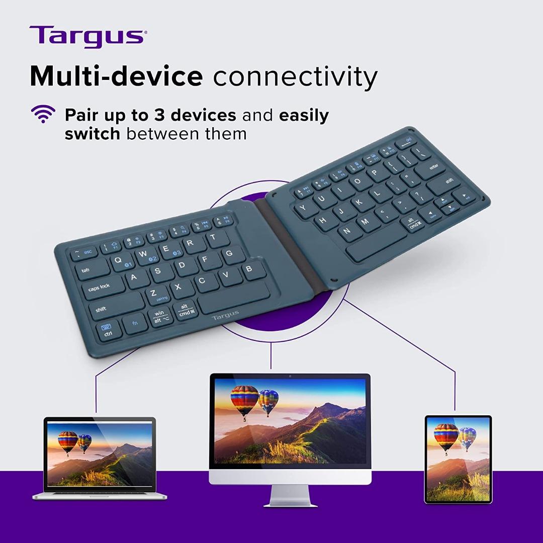 (readystock) Targus Ergonomic Foldable Bluetooth Keyboard, Split Travel